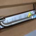 joyrain 500lb Capacity Stainless Steel Grab Bar - Heavy Duty Bathroom Safety Rail for Elderly, Anti-Slip Shower Handle, ADA Compliant (Peened, 16 inch)