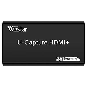 Wiistar Video Game Capture Card 1080P60fps HDMI to USB 3.0 Live Streaming Video Audio Capture Device with HDMI Loopout Game Recording for Windows Mac OS Linus