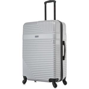 InUSA RESILIENCE Luggage with Spinner Wheels | Durable Lightweight Hardside Suitcase, Traveling Suitcases, Travel Bag with Handle and Trolley | 28-Inch Large Checked Luggage | Silver