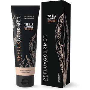 REFLUX GOURMET Vanilla Caramel Rescue – Alginate Complex – Digestive Support Formula, Made with Natural Ingredients – 8 Fl. Oz