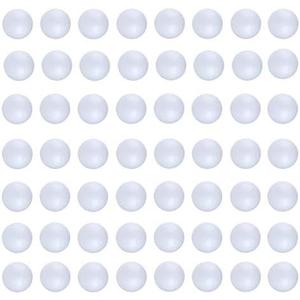 100PCS 1 Inch White Foam Balls Polystyrene Craft Balls Foam Balls for Art, Craft, Household, School Projects and Christmas Easter Party Decorations