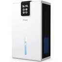 Dehumidifier, Dehumidifiers for Home, 98 OZ Water Tank, (1000 sq.ft) Quiet Dehumidifier for Basement Bathroom Bedroom with Humidity Display, Auto Shut Off, Relaxing 7 Color Ambient Light(White)