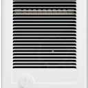 CSC152TW Electric Wall Heater with Thermostat (Part 67506) 1500/1125W 240/208V 5120/3840 BTU, Dual-Power Recessed Heater with Quiet Fan, White for Medium/Large Spaces