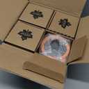 Freshmage Canning Jars 27 oz 4 Pack, Sourdough Starter Jars with 2 Lids Per Jar (Glass Sealing Lid & Plastic Lid), 800ML Wide Mouth Airtight Glass Storage Containers for Pickles, Yogurt, Pasta, Cereal