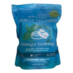 POPCHOSE Shower Steamers Aromatherapy - Eucalyptus for Shower, 16 Pack Natural Menthol Shower Bombs, Quick Relief Nasal Congestion, Home SPA & Self Care Gifts, Relaxation Gifts for Women & Men