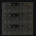 GuineaLoft TM3 DIY Panels (Clear 3-Pack)  Includes 3 TM3 Clear Panels, for DIY Building Play Structures  Visit The GuineaLoft Store for More