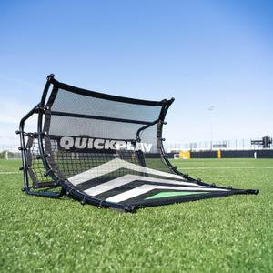 QUICKPLAY Tekkers Air Soccer Rebounder - Dual-Sided Wave & Ground