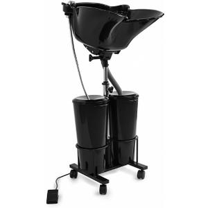 Power-Driven Portable Mobile Shampoo Bowl,Height-Adjustable Tear Free Hair Washing Sink,with Drain Pipe and Bucket,for Beauty Salon,Barber Shop,Home