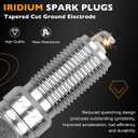 HQPASFY Ignition Coil Pack UF680 & Iridium Spark Plugs Set of 4 Compatible with Buick Envision LaCrosse Regal, Cadillac ATS CTS, Chevy Blazer Camaro Colorado Malibu, GMC Acadia Replace# GN10682