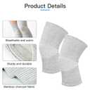 Onecompress - One Compress Premium Bamboo Knee Sleeve 2-pack Original(Medium(55-75KG)) (Gray, M)