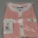 HOSIKA Girls Summer Halter Neck Sleeveless Elegant Button Front Casual A-line Flared Dress for 10-11 Years