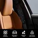 2PCS Bling Car Seat Belt Shoulder Pads, Bling Car Accessories for Women, Crystal Rhinestone Auto Seatbelt Cover, Car Interior Accessories Car Seat Belt Covers for Car (Black Diamond)