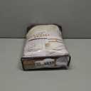 Pinch Pleated Cream Blackout Curtains 84 Inches Long for Bedroom 2 Panels Set, Modern Heavy Linen Thermal Noise Canceling Viral Drapes Ceiling Track Curtain for Living Room 84 Inch Length Sand Beige (40"W x 84"L (Pack of 2))