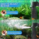 Aquarium Filter for 55-150 Gallons Tank, Internal Fish Tank Filter, Powerful Pump Submersible for Large Fish Tanks, Turtle Tanks, Kois Aeration Deodorization Wave Making Decontamination Filter System