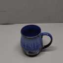 Bosmarlin Extra Large Ceramic Coffee Mug, 25 Oz, Dishwasher and Microwave Safe, Big Oversized Tea Cup, Reactive Glaze (Blue)