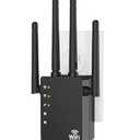 12880 Sq.Ft Range WiFi Extender Signal Booster Dual Band 5GHz/2.4GHz, 105-Device Compatibility, Simple Installation, WiFi Extender