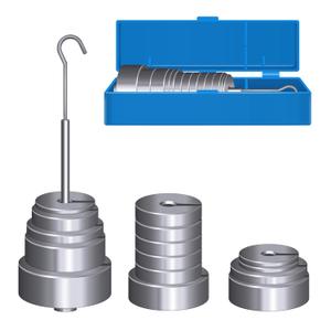 14 Pcs Small Weights for Crafts Metric Slotted Weight Set 2g 5g 10g 20g 50g with Hanger and Case