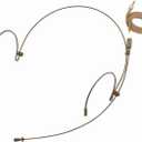 J K Professional Headset/Headworn Microphone MIC-J 071S Compatible with Sennheiser Wireless System - Omnidirectional Mic - Super Lightweight & Creative Design & Smallest Cartridge