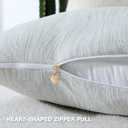 FUTEI Grey Decorative Throw Pillow Covers 18x18 Inch Set of 2,Soft Chenille Jacquard Geometric Pattern Cushion Case,Modern Home Decor for Couch Bed Living Room