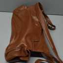 LOVEVOOK Hobo Purses for Women,Soft Faux Leather Crossbody Purse with Tassel Charms,Women's Shoulder Handbags for Daily (Medium, Brown)