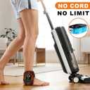Foot and Ankle Massager for Pain Relief, Cordless Ankle Heating Pad Foot Renew Massager with Heat, 4 Heat Levels & 3 Vibration Modes ( No Size )