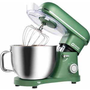 Kitchen in the box Stand Mixer, 900W 8.5QT Kitchen Electric Mixer, 6-Speed Large Capacity Food Mixer for Home Cooks with Egg Whisk, Dough Hook & Flat Beater (Green)