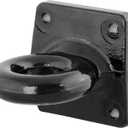 CURT 48550 Black Steel Pintle Hitch Lunette Ring 2-1/2-Inch ID, 35,000 lbs, 4-1/2-Inch Bolt Pattern