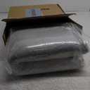 REDCAMP Folding Cot Pads for Sleeping Extra Thick, Soft Comfortable Velvet & Corduroy Cotton Camping Cot Mattress Pad for Backpacking Hiking, Black Blue Brown Grey 75x30 inches