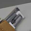 LazBlinds No Drill Blackout Roller Shades, 27" W x 72" H, Grey