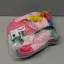 Okllen Birthday Hats Set of 2 for Adults, Plush Cake Hats with Sunglasses, Funny Party Novelty Hats for Birthday Party Favors, Blue & Pink