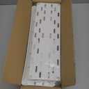 SPACELEAD Slim Storage Cart 4 Tier,Bathroom Organizer Rolling Utility, Mobile Shelving Unit Slide Out for Office, Kitchen, Laundry Room & Narrow Places,White