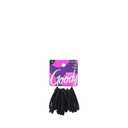 Goody Super Stretch Thick Hair Black Elastics, 15CT