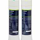 EcoPure ECODWF Dual Stage Water Filter Replacement Set – Fits ECOP20 Under Sink System – NSF-Certified – Reduces Lead, Chlorine, Cysts & More – 6-Month Life – Easy, Mess-Free Changes