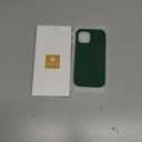 Miracase Compatible with iPhone 12 Case and iPhone 12 Pro Case, Liquid Silicone Gel Rubber Full Body Protection Shockproof Drop Protection Phone Case for iPhone 12/12 Pro 6.1 inch, Acacia Green