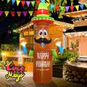 10FT Carnival Inflatable Decorations, Outdoor Holiday Inflatable Decorations with LED Lights