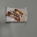 2 x Kitsch Stackable Acrylic Snap Hair Clip, Snap Hair Barrettes for Thick & Thin Hair, Hair Accessories for Women & Girls, Cute Barrettes, 3pcs (Citrine)