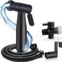 Luxury Handheld Bidet Sprayer, Premium SUS304 Stainless Steel Bathroom Bidet Attachment Set, Baby Cloth Diaper Sprayer with Complete Accessories, Support Wall or Toilet Mount