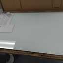 TSJ OFFICE Glass Dry-Erase Board - 36 x 24 Inches Wall Mounted Whiteboard with Magnetism, Large Frameless Glass White Board for Office, Home & School