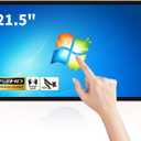 21.5 inch Touch Screen Industrial PC, i7, 8GB RAM, 256G ROM, 16:9 FHD 1080P, Windows 10, Smart Board for Classroom, Meeting & Game, USB, VGA & HD-MI Monitor