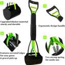 ienjoyed 28" Large Pooper Scooper for Dogs, Heavy Duty Poop Scooper for Large Medium & Small Dog, Pet Dog Pooper Scooper for Grass & Gravel Pick Up