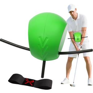 The Connector Swing Golf Training Aids, Golf Swing Trainers for Posture Correction Practice, Paired with Golf Arm Band Training Aids, Effectively Adjust the Coordination Between Arms and Body