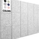 Office Cork Board, 59"x36" | 15 Pack | Large Cork Boards for Walls, Tac Board, Wall Protector for Dart Board, Corks Boards, Corkboard for Wall, Felt Board Tiles (Gray Marble)