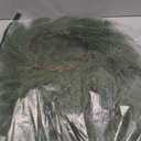 Christmas Placemats Set of 6 Round Greenery Place Mats Xmas Circular Artificial Wreath Dining Table Decor Winter Fake Plants Branches Mats for Kitchen Accessories (Cedar)