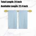 Newfun 24 Inch Brushed Gold Bath Towel Bar, 2Pcs Towel Racks for Bathroom Rod Classic SUS304 Stainless Steel Bathroom Towel Holder Wall Mounted