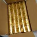 10 Packs Gold Table Runner Roll 11x84 Inches Metallic Mesh Sparkling Glitter Party Decor for Weddings, Holidays, Dining Table Shiny Runners for Table (Gold, 10 Pieces)