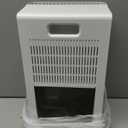 ToLife Dehumidifier for Home, 1000 sq.ft Dehumidifiers for Basement Bedroom Bathroom with 95 OZ Water Tank, Auto Shut Off 7 Colors LED Light, White Black