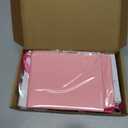 Tenare 12 Pcs Small Gift Bags Mini Metallic Paper Bag Bulk Tiny with Handle Tissue Paper for Gift Wrap Mother's Father's Day Birthday Graduation Party(4 x 2.75 x 4.5 Inch,White Pink Gold)