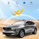 Canvcle Sunshade for 2021-2025 2026 Acura MDX Accessories Windshield Sun Shade Side Rear Window Shade Cover Sun Visor Shield Privacy Protection Keep Vehicle Cool Black 8PCS