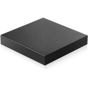 Chunful Black Acrylic Display Box Riser Trophy Base Acrylic Pedestal Stand Block Versatile Trophy Diorama Base and Storage for Photography Props Home Office Decor Showing(12" L X 12" W X 2" H)