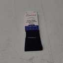 Comrad Nylon Knee High Socks - 15-20mmHg Graduated Compression Socks - Soft & Breathable Support Unisex Socks (Large, Navy)